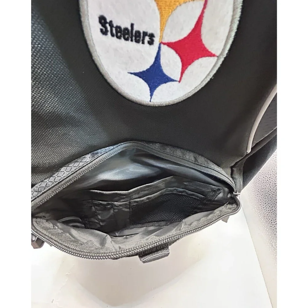 Pittsburgh Steelers Licensed Multi-Purpose Black Backpack School Bag NFL 17